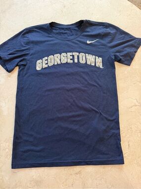 Nike Navy dry fit  Georgetown shirt